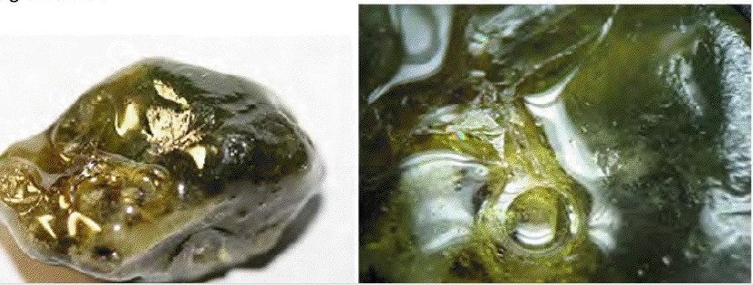 Green sapphire from the WGS Hong Kong report, Robert James, International School of Gemology